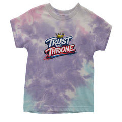 Trust The Throne Crown Philly Hoops Youth T-shirt Tie-Dye Cotton Candy