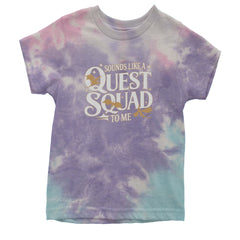 Sounds Like A Quest Squad To Me Empyrean Youth T-shirt Tie-Dye Cotton Candy