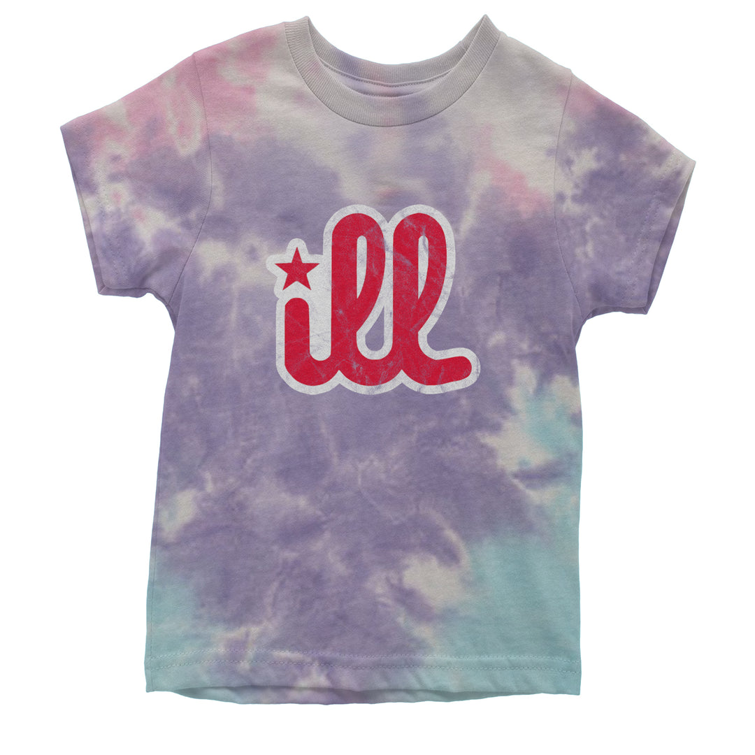 ILL Vintage It's A Philly Thing Youth T-shirt Tie-Dye Cotton Candy