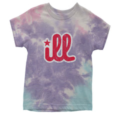 ILL Vintage It's A Philly Thing Youth T-shirt Tie-Dye Cotton Candy