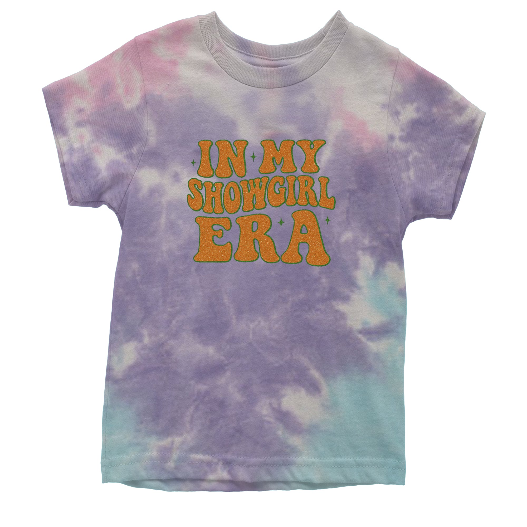 In My Showgirl Era Retro Youth T-shirt Tie-Dye Cotton Candy