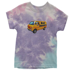 Bad Hombres Van West Chester Band Youth T-shirt Tie-Dye Cotton Candy