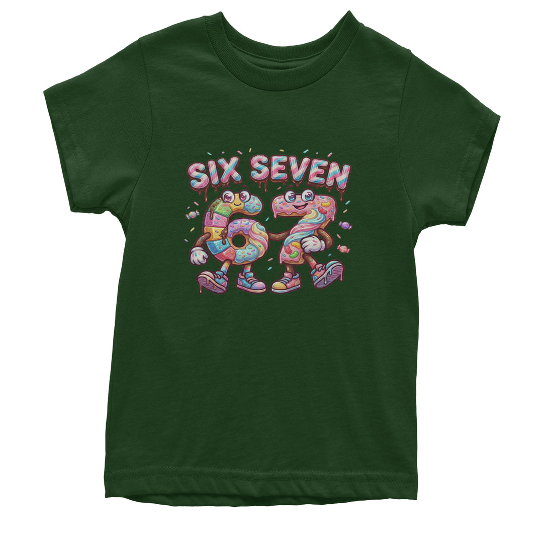 67 Candy Swirl Meme Youth T-shirt Forest Green