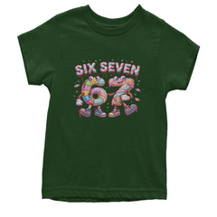 67 Candy Swirl Meme Youth T-shirt Forest Green