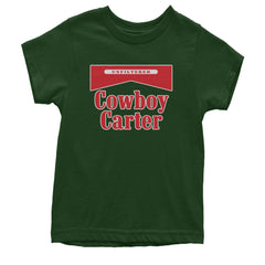 Cowboy Karter Country Act Two Youth T-shirt Forest Green