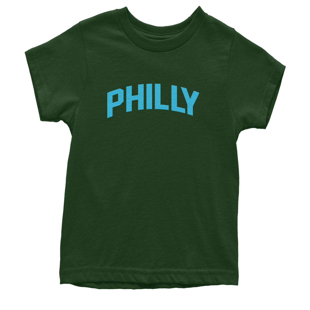 Philly Philadelphia Pride Youth T-shirt Forest Green