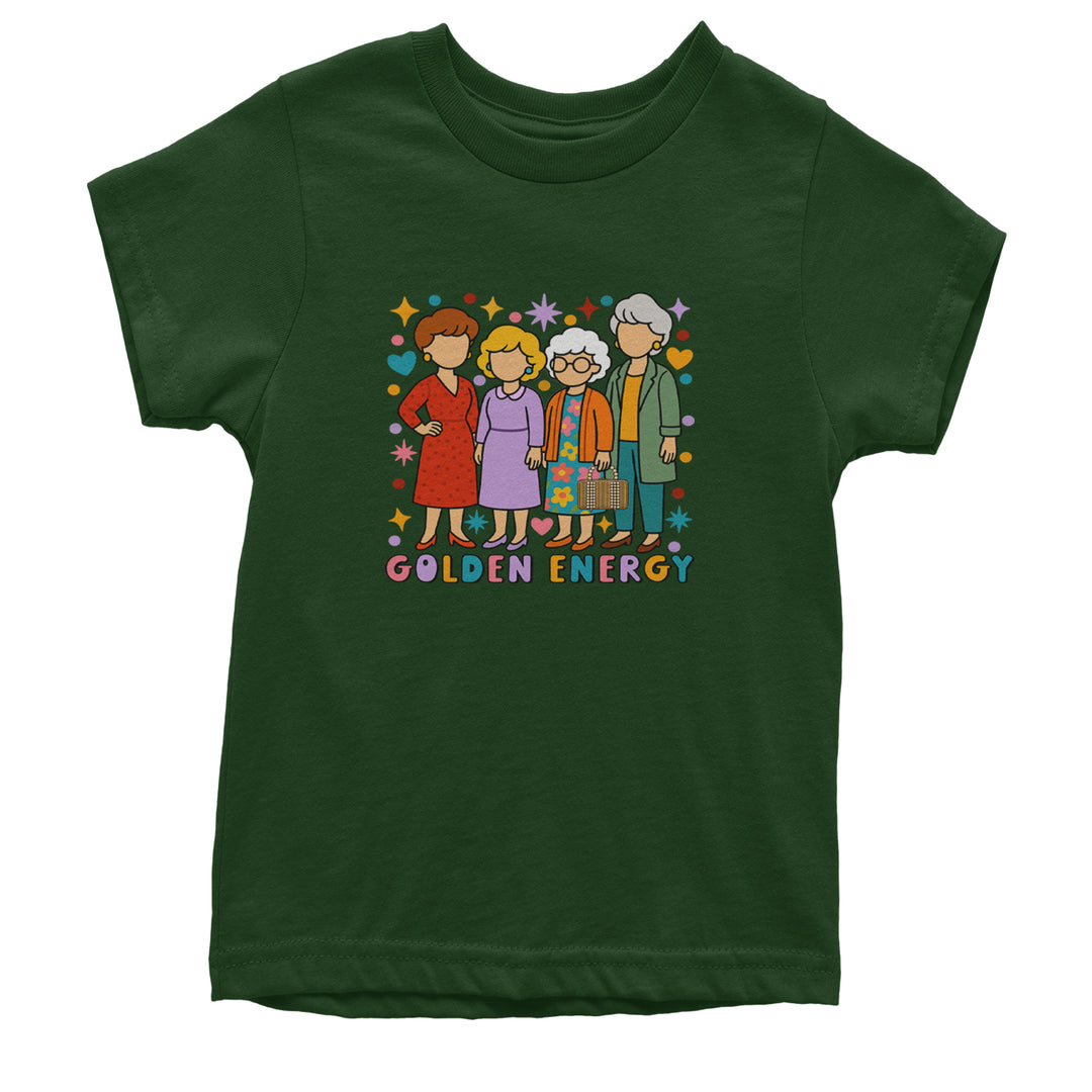 Golden Forever Golden Girls Youth T-shirt Forest Green