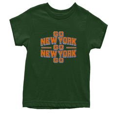 Go New York Go Basketball Youth T-shirt Forest Green