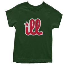 ILL Vintage It's A Philly Thing Youth T-shirt Forest Green
