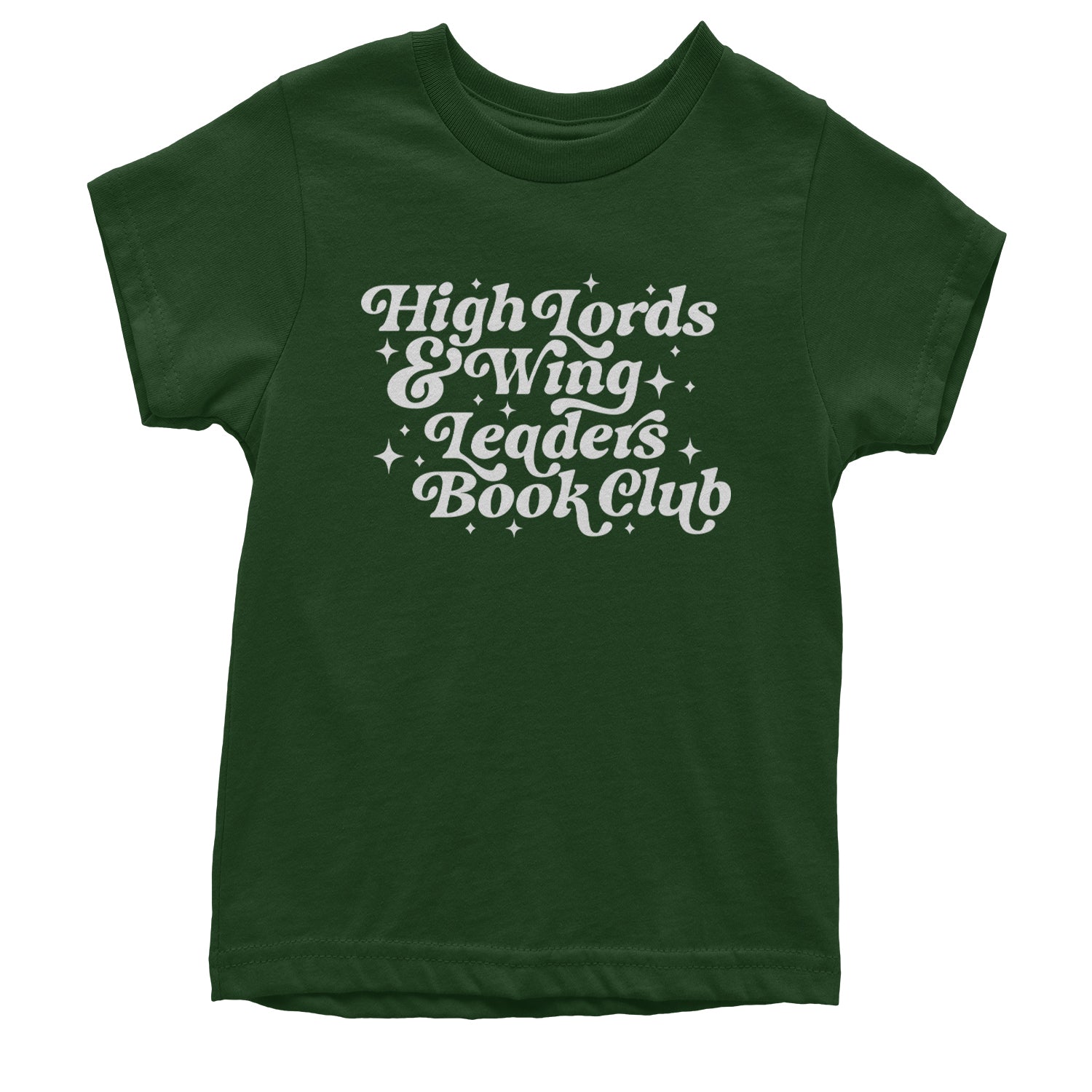 High Lords and Wingleaders Club Romantasy Youth T-shirt Forest Green