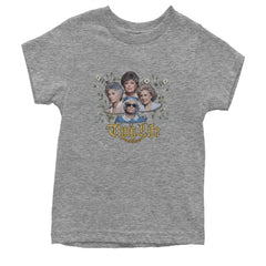 Golden Chain Thug Life Girls Youth T-shirt Heather Grey