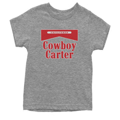 Cowboy Karter Country Act Two Youth T-shirt Heather Grey