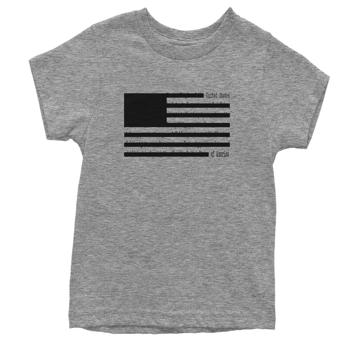 Redacted American Flag Youth T-shirt