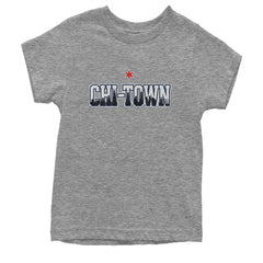 Chicago Chi-Town City Pride Youth T-shirt Heather Grey