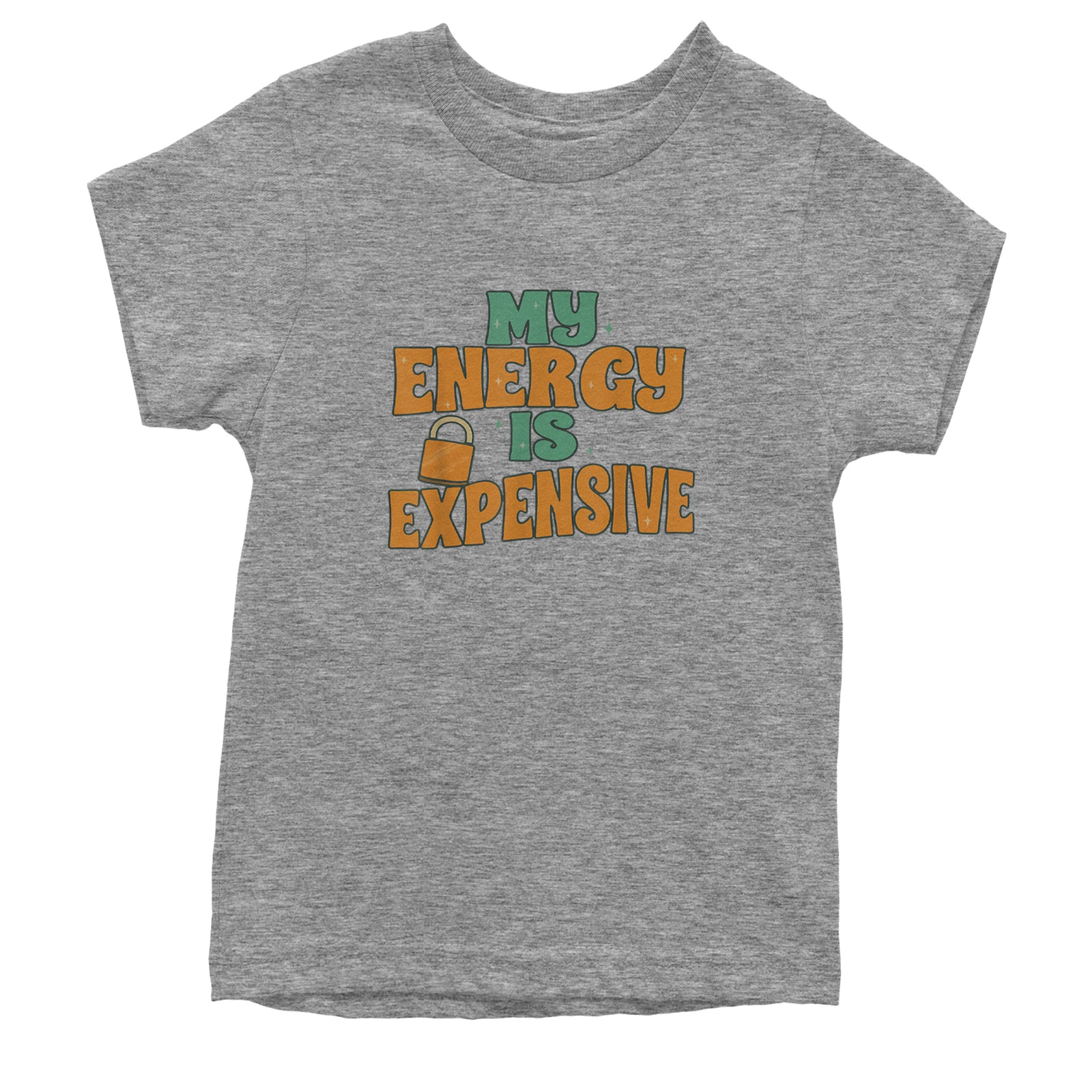 My Energy Is Expensive Self-Care Youth T-shirt Teal