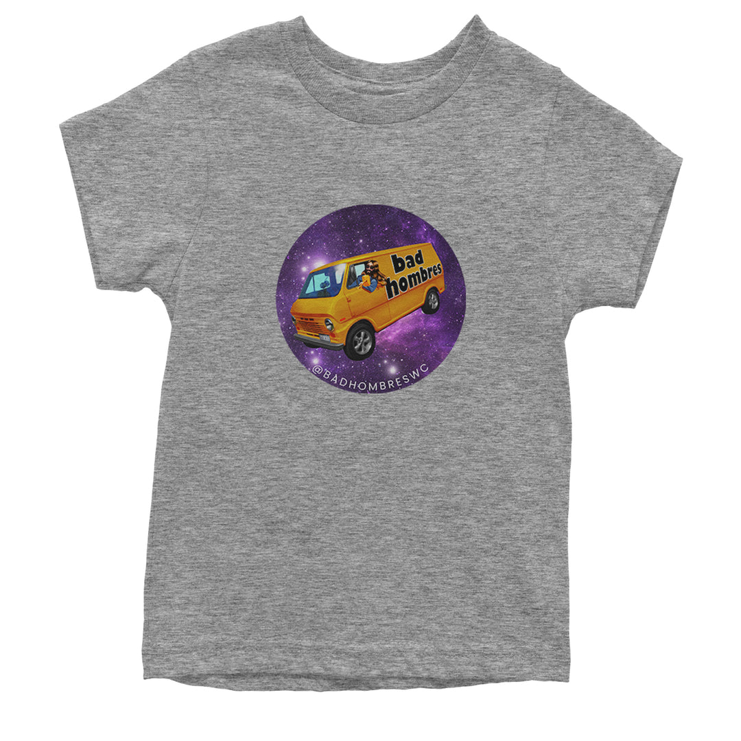 Bad Hombres Space West Chester Band Youth T-shirt Heather Grey