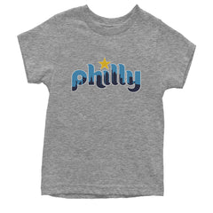 Skyline Philly Philadelphia Youth T-shirt Heather Grey