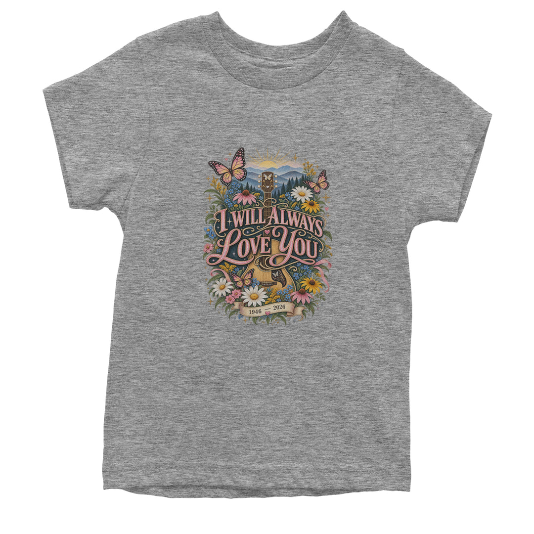 I Will Always Love You Dolly Youth T-shirt Heather Grey