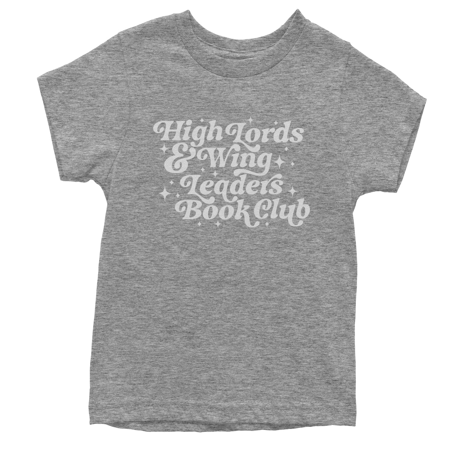 High Lords and Wingleaders Club Romantasy Youth T-shirt Heather Grey