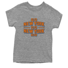 Go New York Go Basketball Youth T-shirt Heather Grey