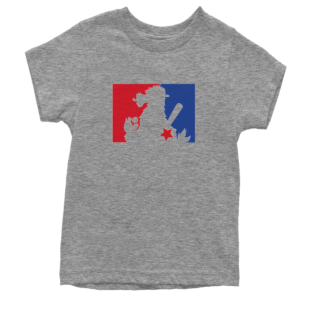 Philly Baseball Phan Youth T-shirt Heather Grey