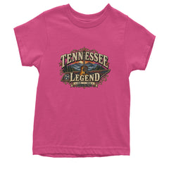 Tennessee Legend Country Music Dolly Youth T-shirt Hot Pink