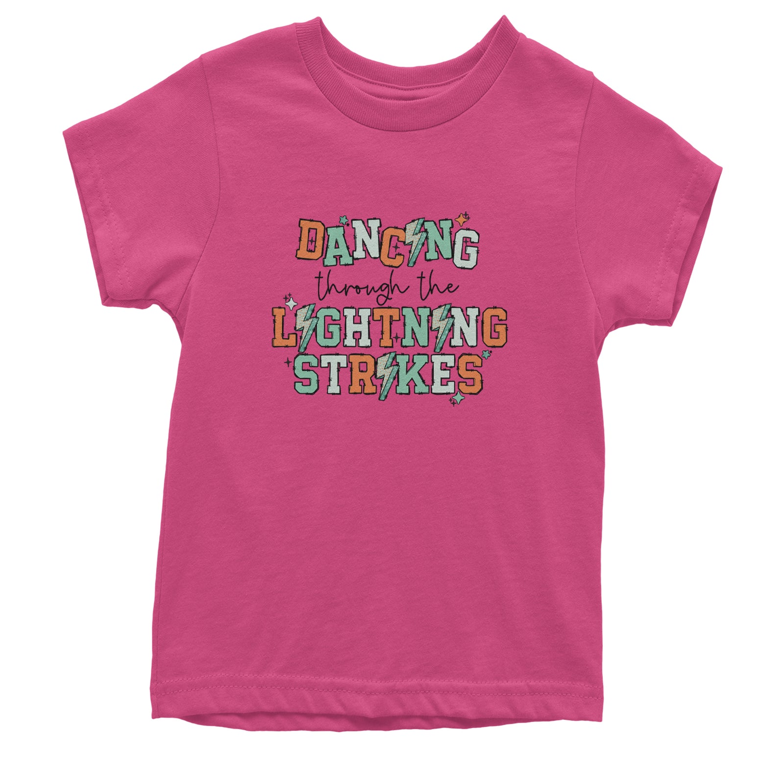Dancing Through The Lightning Strikes Youth T-shirt Heather Grey