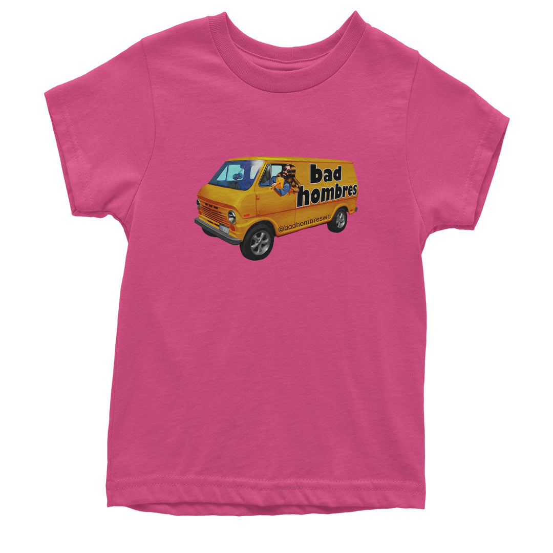 Bad Hombres Van West Chester Band Youth T-shirt Hot Pink