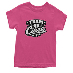 Team Ciara Scamanda Broken Heart Youth T-shirt Hot Pink