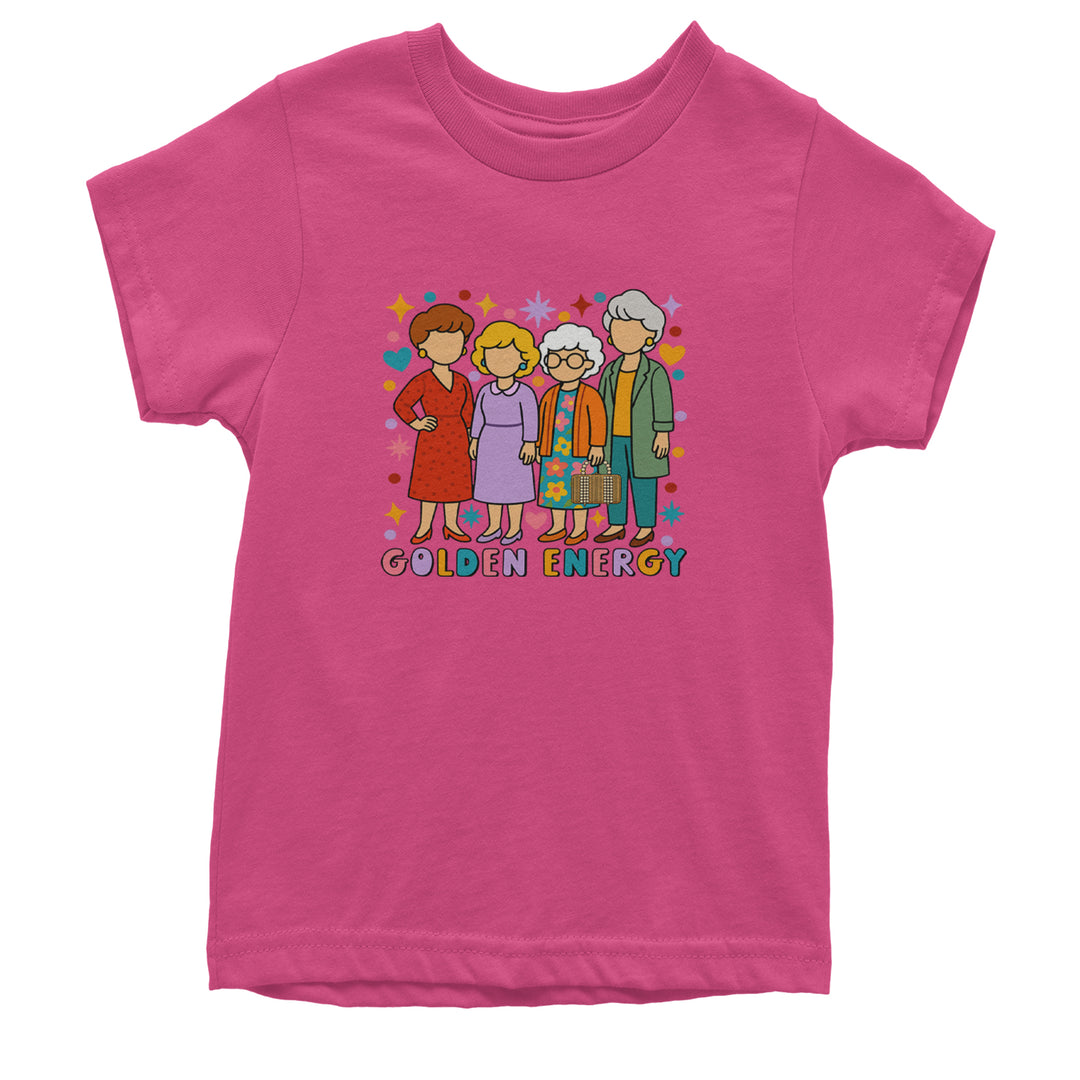 Golden Forever Golden Girls Youth T-shirt Hot Pink