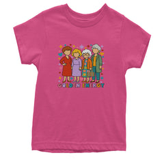 Golden Forever Golden Girls Youth T-shirt Hot Pink