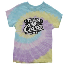 Team Ciara Scamanda Broken Heart Youth T-shirt Tie-Dye Jellybean