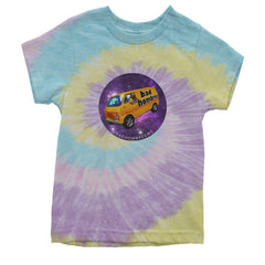 Bad Hombres Space West Chester Band Youth T-shirt Tie-Dye Jellybean
