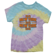 Go New York Go Basketball Youth T-shirt Tie-Dye Jellybean