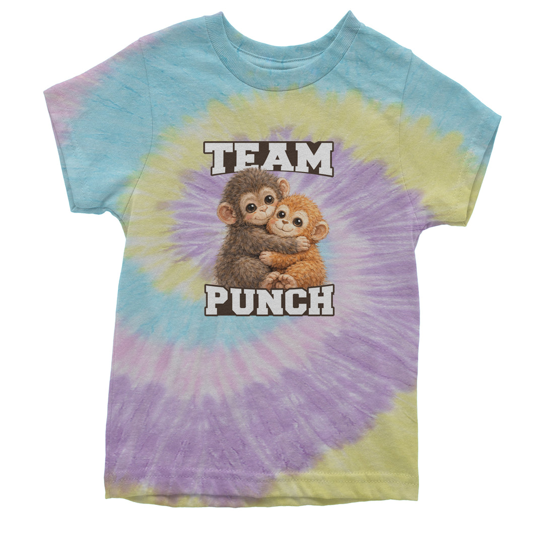 Team Punch Panchi-kun Monkey Youth T-shirt Tie-Dye Jellybean