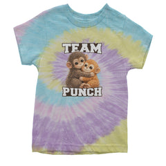 Team Punch Panchi-kun Monkey Youth T-shirt Tie-Dye Jellybean