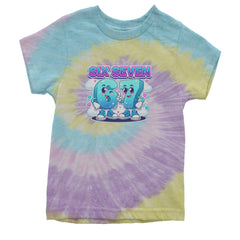 67 Six Seven Meme Kawaii Cloud Youth T-shirt Tie-Dye Jellybean