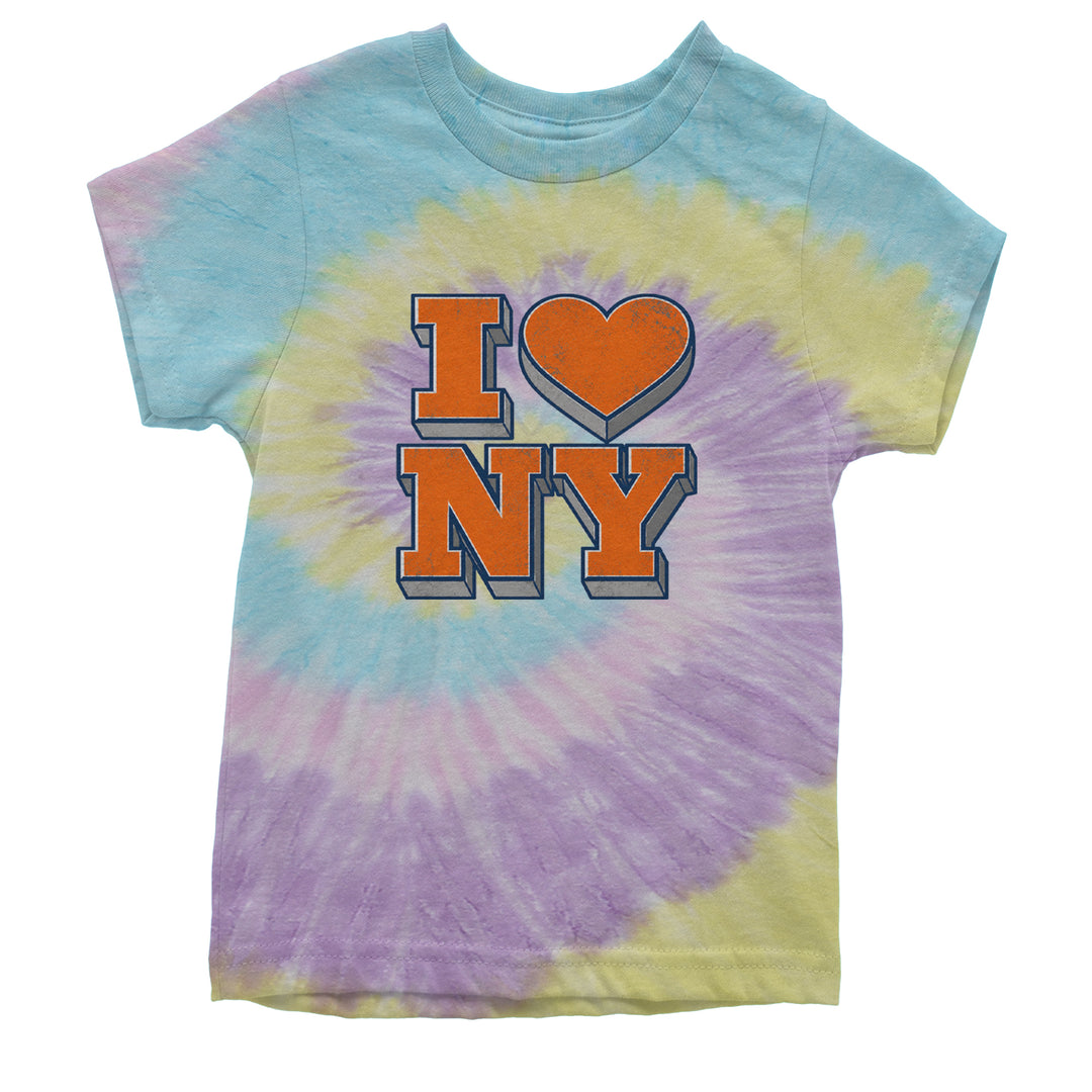 New York City Pride Heart Youth T-shirt Tie-Dye Jellybean
