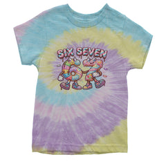 67 Candy Swirl Meme Youth T-shirt Tie-Dye Jellybean