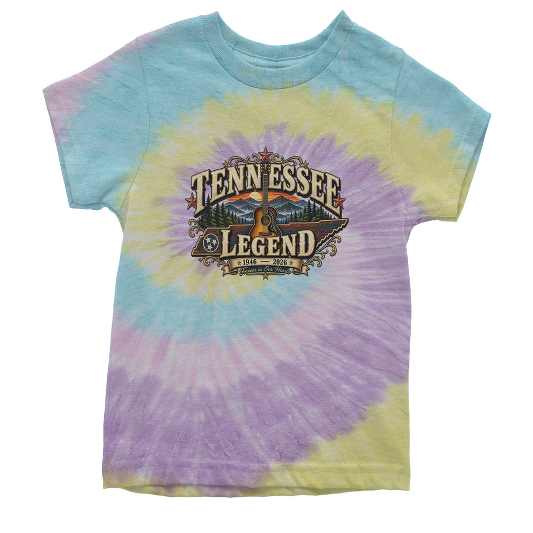 Tennessee Legend Country Music Dolly Youth T-shirt Tie-Dye Jellybean