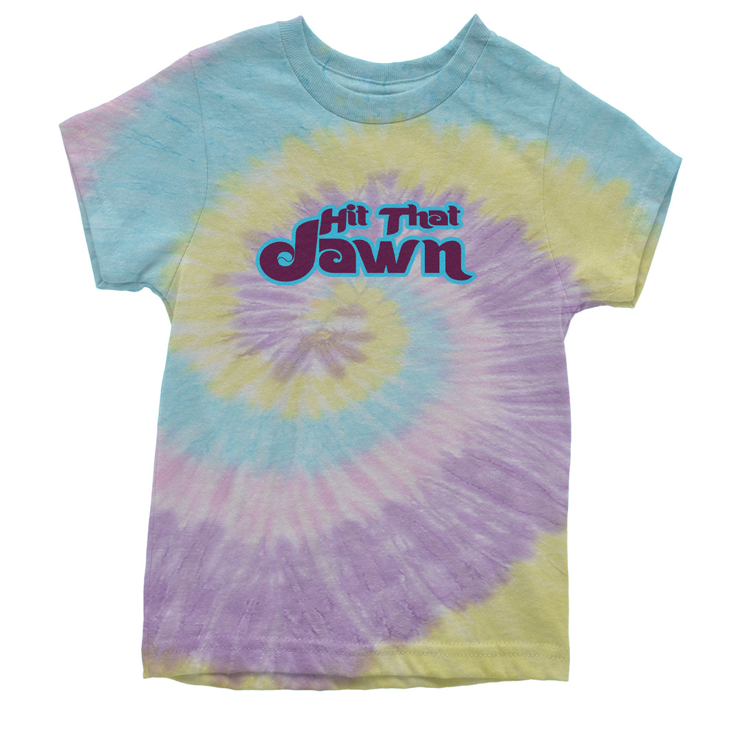 Hit That Jawn Philly Baseball graphic on Kids' Heavyweight Cotton T-Shirt in Tie-Dye Jellybean