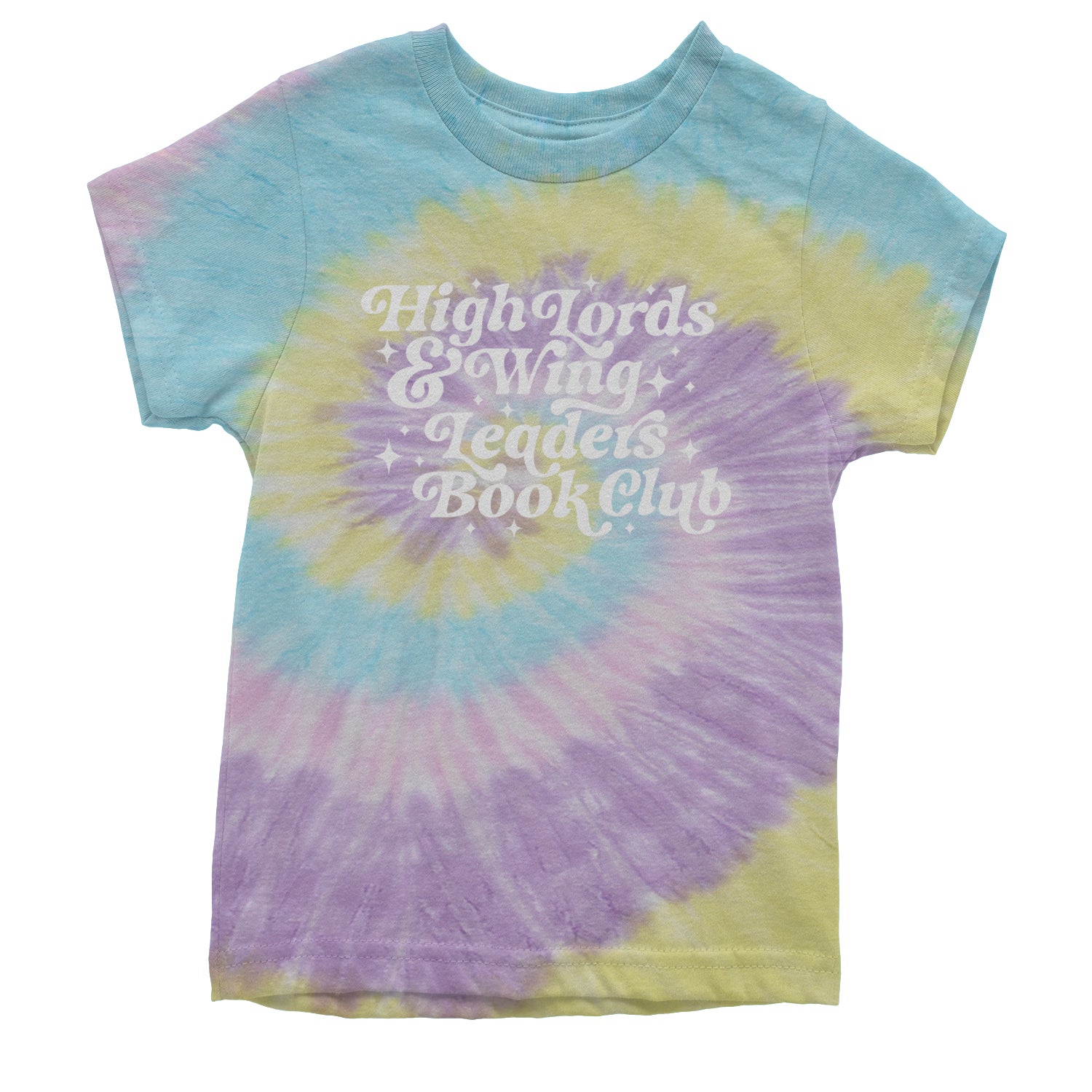 High Lords and Wingleaders Club Romantasy Youth T-shirt Tie-Dye Jellybean