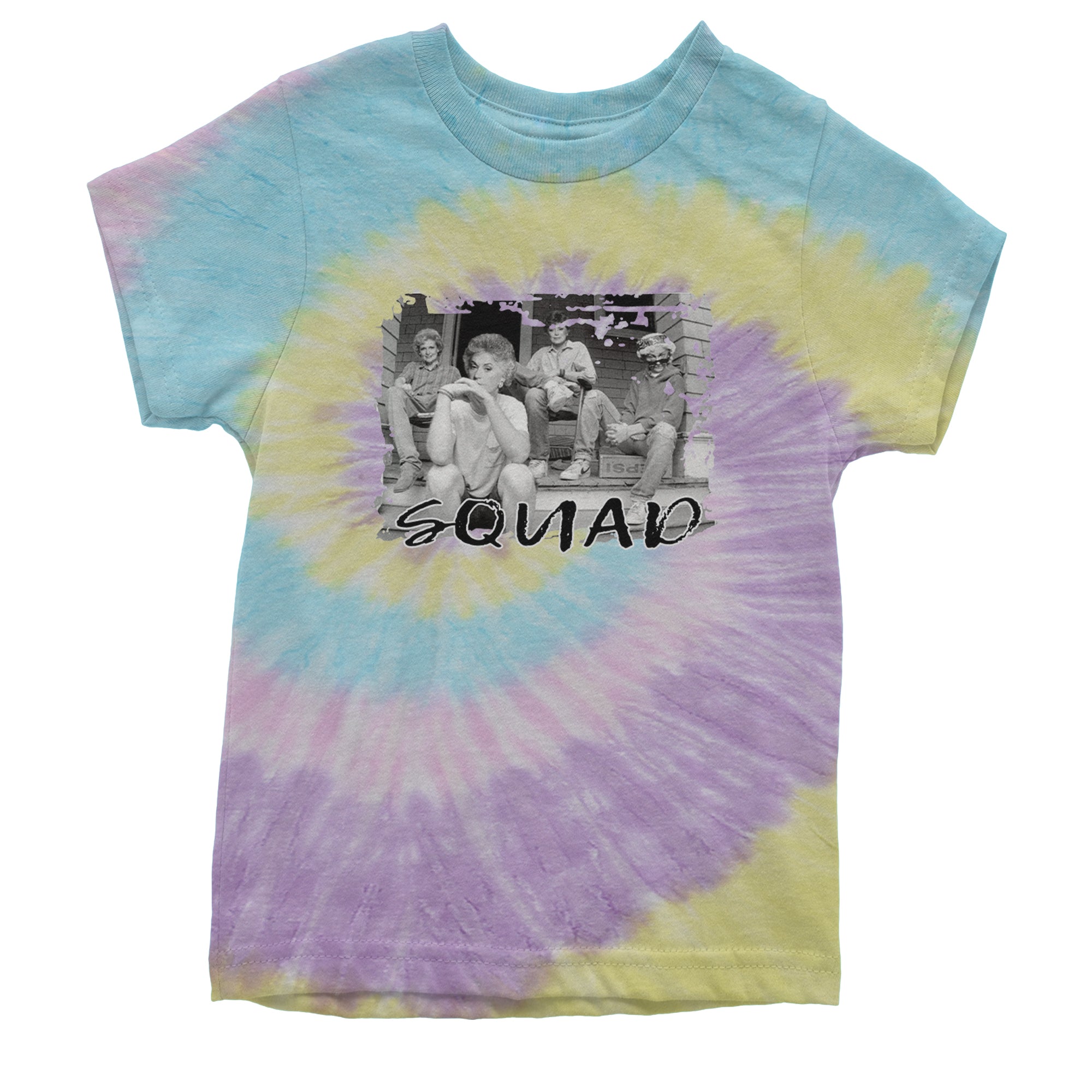 Squad Golden Girls Youth T-shirt Tie-Dye Jellybean