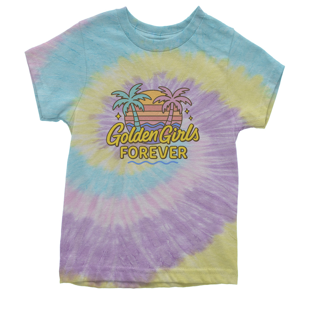 Golden Girls Forever Retro Sunset Youth T-shirt Tie-Dye Jellybean