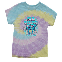 67 Brainrot Meme Slang Youth T-shirt Tie-Dye Jellybean