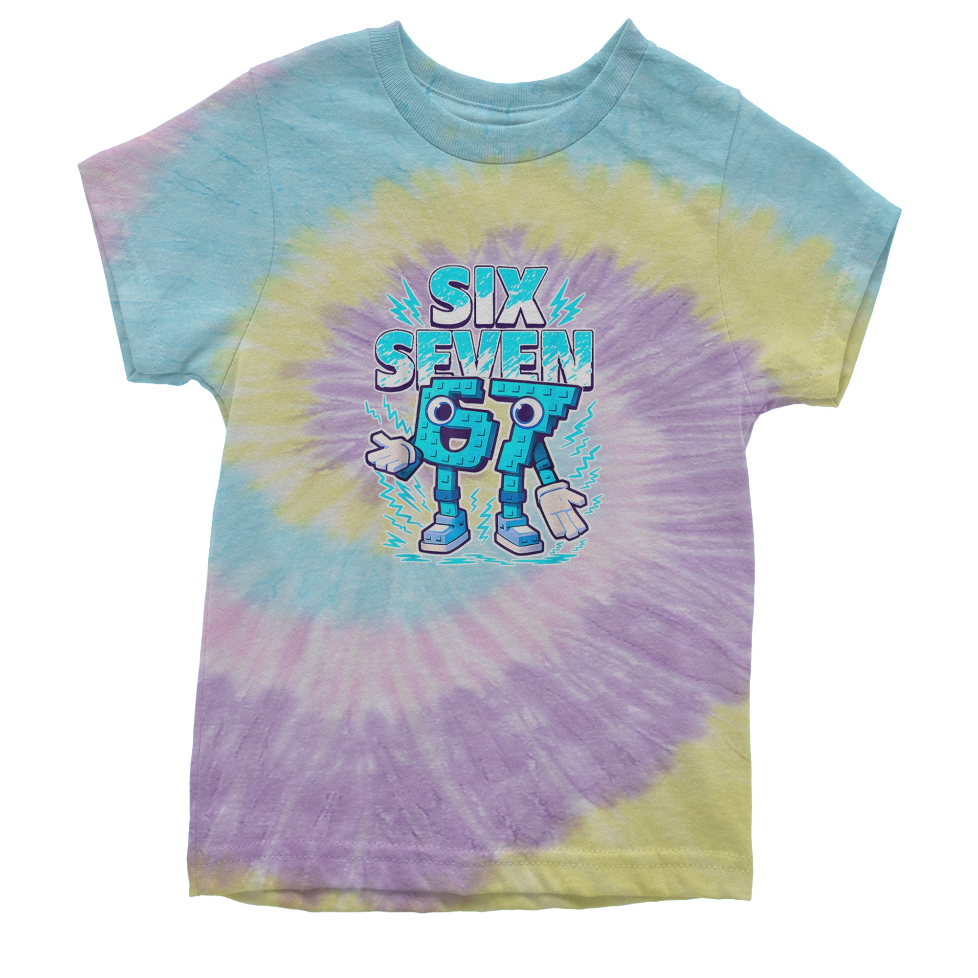 67 Brainrot Meme Slang Youth T-shirt Tie-Dye Jellybean