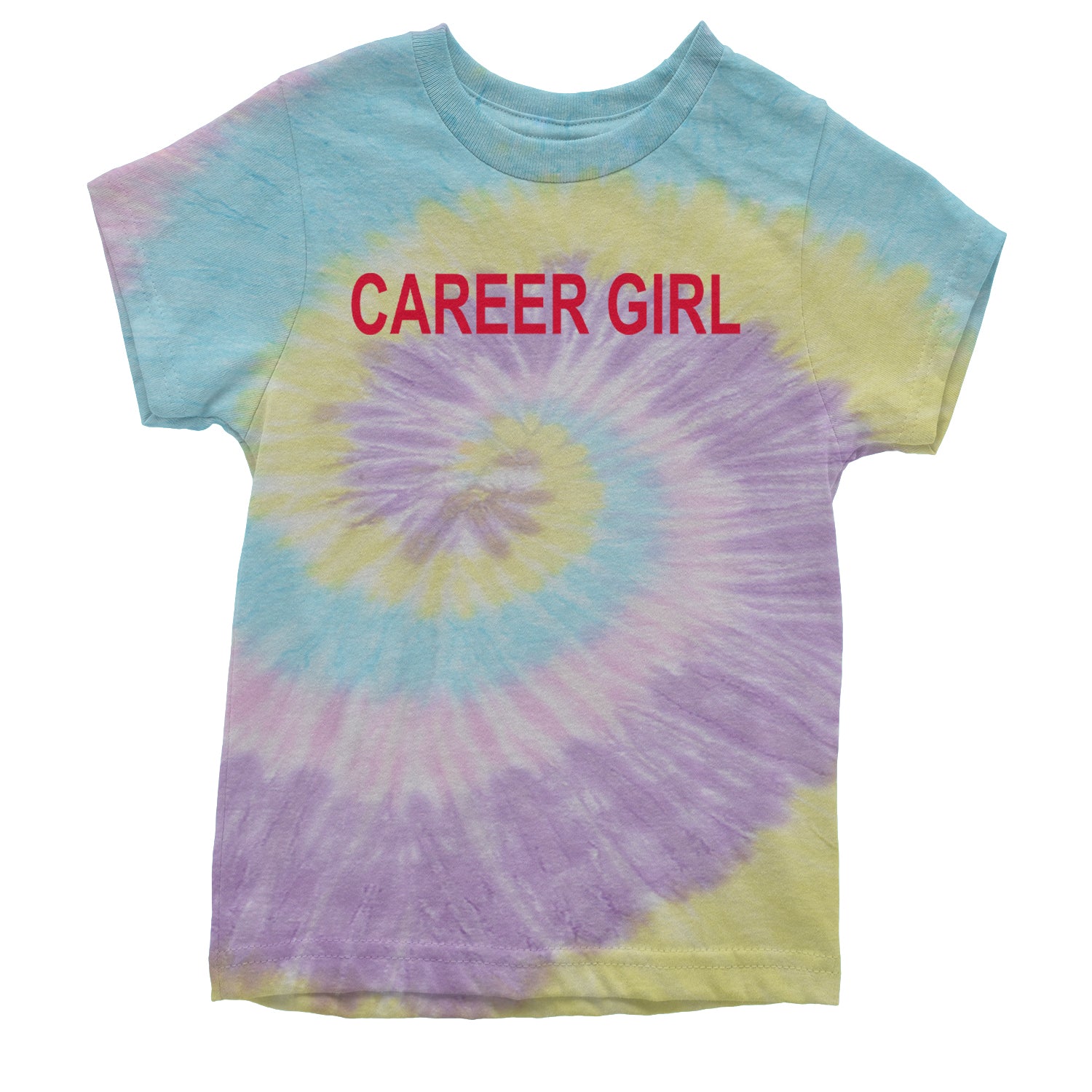 Career Girl Trendsetter Statement Youth T-shirt Tie-Dye Jellybean