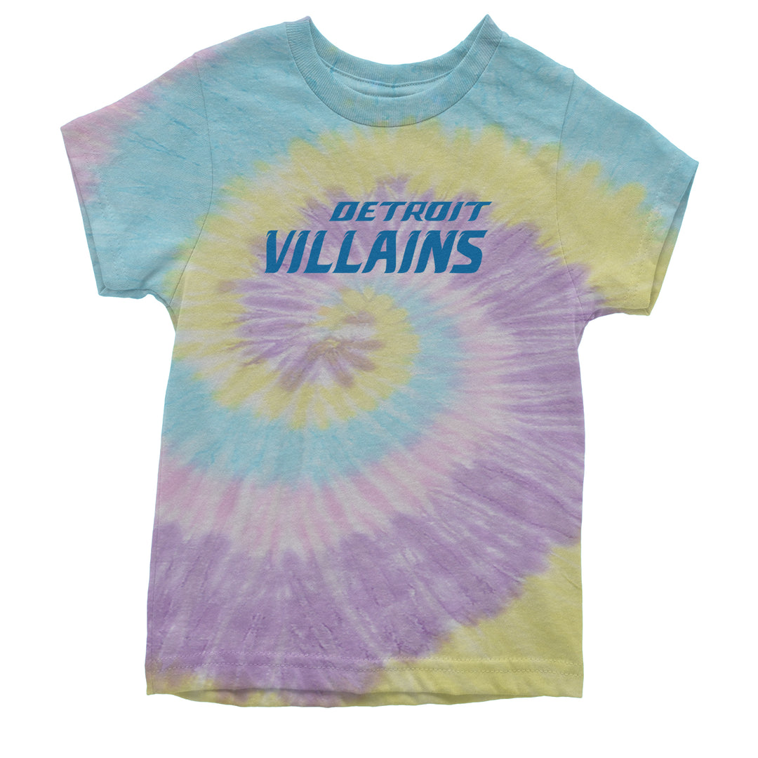 Detroit Villains Grit Football Youth T-shirt Tie-Dye Jellybean