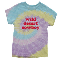 Wild Desert Cowboy Country Youth T-shirt Tie-Dye Jellybean
