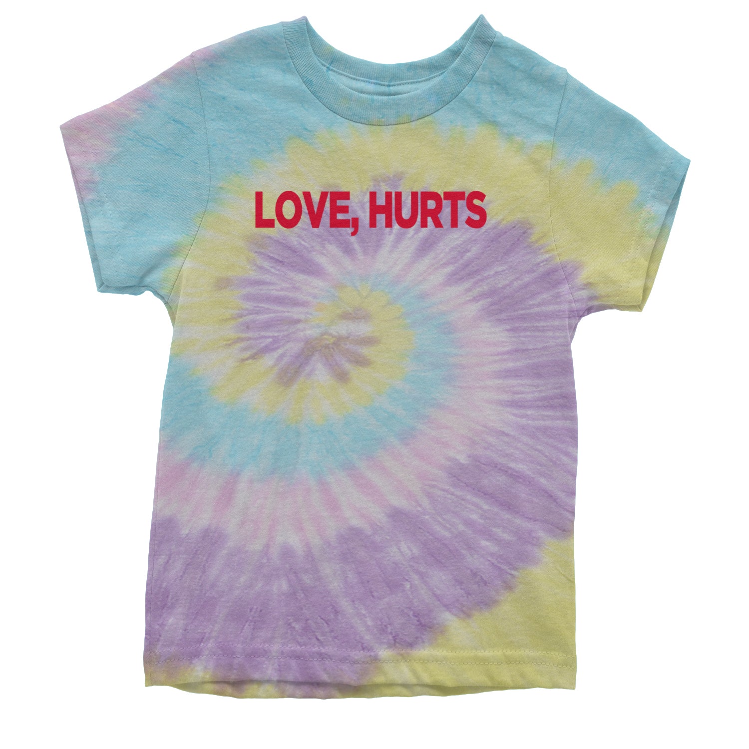 Love Hurts Youth T-shirt Tie-Dye Jellybean